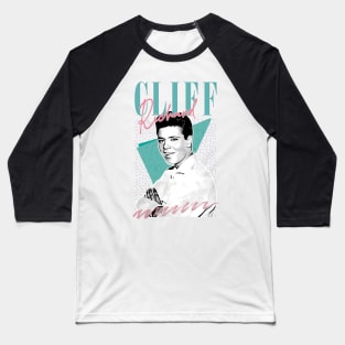 Cliff Richard --- 1960s Style Fan Design Baseball T-Shirt